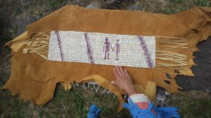 Treaty of Amity Wampum Belt crafted by James “Lone Bear” Revey (Lenape) gifted to The Religious Society of Friends, Philadelphia Yearly Meeting Friends (1995),  © James S. Murphy